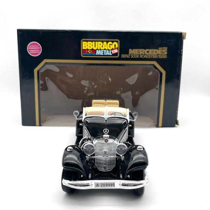Bburago 1:18 - Modelauto - Mercedes 500 K - 1936, Hobby en Vrije tijd, Modelauto's | 1:5 tot 1:12