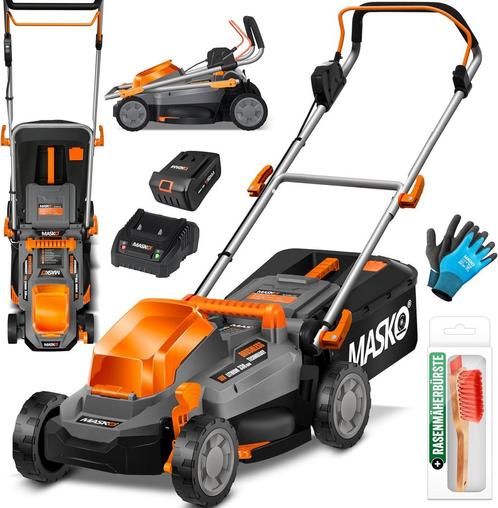 MASKO® Accugrasmaaier - Grastrimmer - 37cm - tot 600 m² - Gr, Huis en Inrichting, Woonaccessoires | Overige, Verzenden