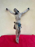 Sculpture, Corpus Christi - 46 cm - Bois, Antiek en Kunst