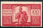 Italiaanse Republiek 1945 - 100 lire Democratica niet, Timbres & Monnaies, Timbres | Europe | Italie