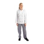 Whites Chicago unisex koksbuis lange mouw wit | 80%, Verzenden, Nieuw in verpakking