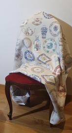 Stof country cottagecore met Pottery in het Engels. -, Antiek en Kunst