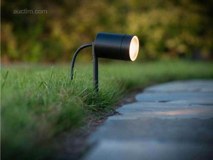 20 x Prikspot tuinlamp GU10 fitting zand zwart..., Tuin en Terras, Buitenverlichting, Ophalen