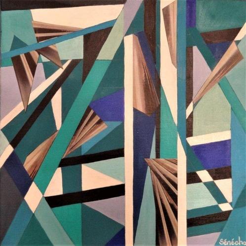 Catherine Sénéchal - Les temps modernes, Antiek en Kunst, Kunst | Schilderijen | Klassiek