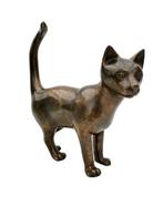 Beeldje - bronze cat - Brons, Antiek en Kunst
