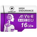 LUXWALLET HC U1 - 16 GB Micro SD Kaart  - TF  Klasse 10 -, Audio, Tv en Foto, Foto | Geheugenkaarten, Nieuw, Verzenden