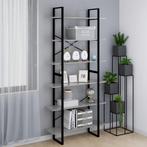vidaXL Hoge kast 100x30x210 cm bewerkt hout grijs sonoma, Huis en Inrichting, Kasten | Boekenkasten, Verzenden, Nieuw