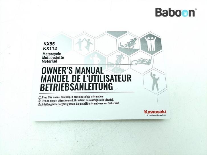 Livret dinstructions Kawasaki KX 85 2014-> English, French,, Motoren, Onderdelen | Kawasaki, Verzenden