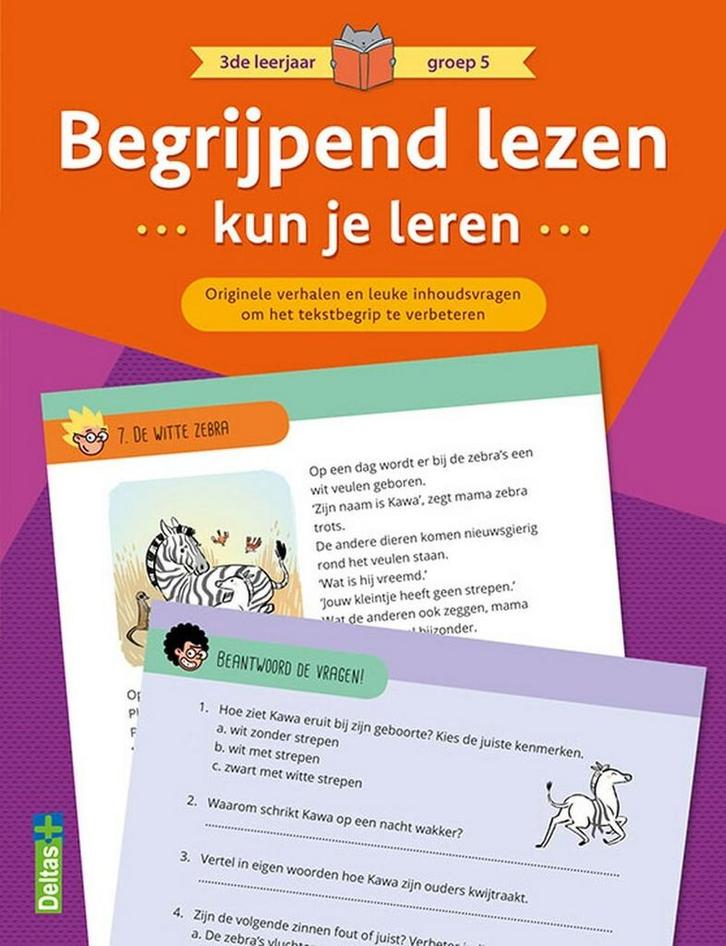 Begrijpend lezen kun je leren 3de leerjaar groep 5 (oranje), Boeken, Kinderboeken | Jeugd | 10 tot 12 jaar, Gelezen, Verzenden