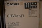 CASIO AP-750, Muziek en Instrumenten, Piano's, Ophalen, Zwart, Digitaal, Nieuw