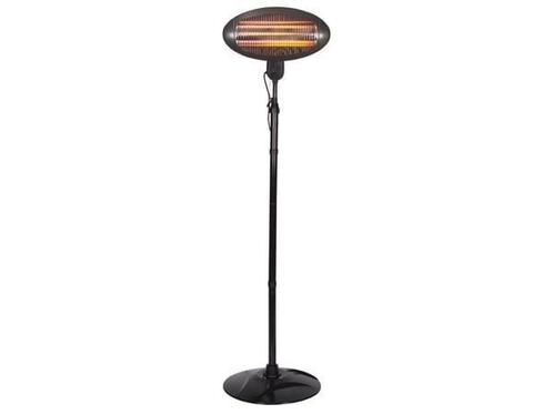 Tweedekans | Perel Staande terrasverwarmer, 2000 W, quartz,, Doe-het-zelf en Bouw, Verwarming en Radiatoren, Ophalen of Verzenden
