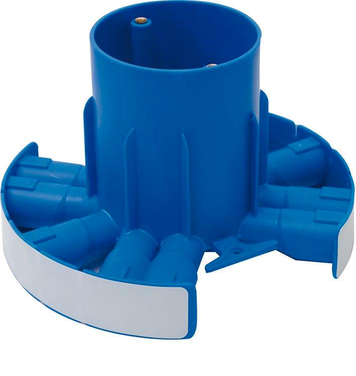 Boîte De Jonction Ronde Pour Plafond 100mm Avec 10x16/19mm, Doe-het-zelf en Bouw, Elektriciteit en Kabels, Verzenden