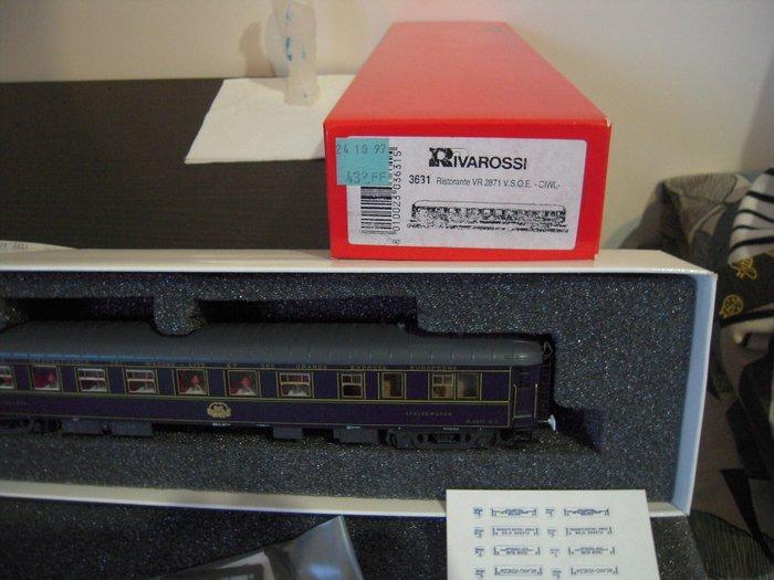 Rivarossi H0 - 3631 - Wagon de passagers pour trains, Hobby & Loisirs créatifs, Trains miniatures | HO