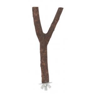 Y-zitstok 20 cm, natuurhout, 1-zijdig - kerbl, Animaux & Accessoires, Oiseaux | Accessoires