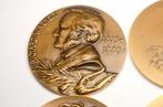 Europe. Lot of 6 medals. (Wagner, Chopin, Kennedy,, Postzegels en Munten