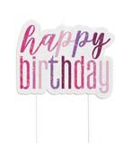 Happy Birthday Kaarsen Set Glitter 13 delig, Verzenden, Nieuw