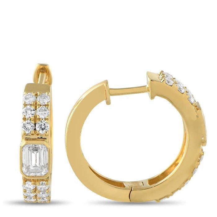 Oorbellen - 18 karaat Geel goud, 18K geelgouden oorbellen, Handtassen en Accessoires, Oorbellen