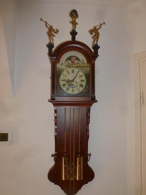 Horloge à queue frisonne -   - Noyer - 1950-1960, Antiek en Kunst, Antiek | Klokken
