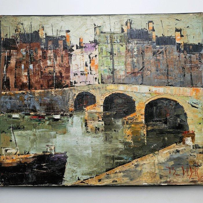 Drago Dedi ( - Gezicht op de Pont Neuf, Parijs, Antiek en Kunst, Kunst | Schilderijen | Klassiek