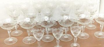 Service à boisson (22) - Cristal - Verres en cristal