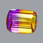 1 pcs Paars, Geel Ametrien - 54.12 ct - nternational Colored, Nieuw