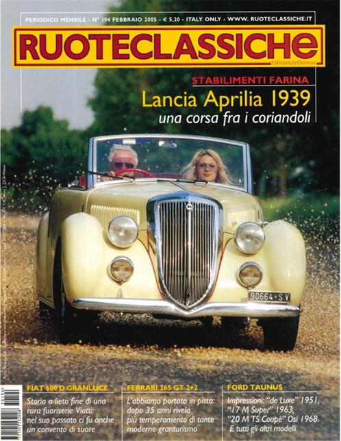 2005 RUOTECLASSICHE MAGAZINE 194 ITALIAANS, Boeken, Auto's | Folders en Tijdschriften, Ophalen of Verzenden