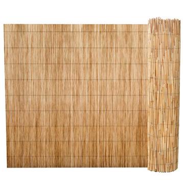 vidaXL Tuinscherm 500x100 cm riet, Tuin en Terras, Verzenden, Nieuw