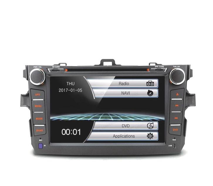 Autoradio Gps 8  Pour Toyota Corolla 07-11 Usb Gps Tactil Hd, Auto diversen, Autonavigatie, Verzenden