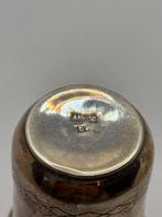 Bekerglas - GEEN RESERVE, Russisch zilver, 1888, Antiek en Kunst