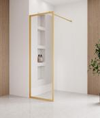 Douchewand Georgia 80 x 200 cm Goud – Inloopdouche 8 mm, Doe-het-zelf en Bouw, Sanitair, Verzenden, Nieuw