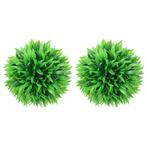 vidaXL Kunstbuxusbollen 2 st 20 cm, Huis en Inrichting, Verzenden, Nieuw