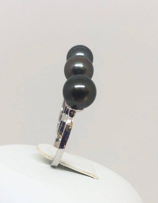 Ring Tahitian Pearls - Witgoud 18K, Handtassen en Accessoires, Ringen