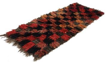 Tapis Kilim tissé à la main de créateur moderne et végétal