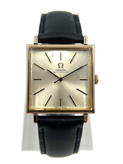 Omega - Square Dress Watch - 18k pink gold - Zonder, Handtassen en Accessoires, Horloges | Heren