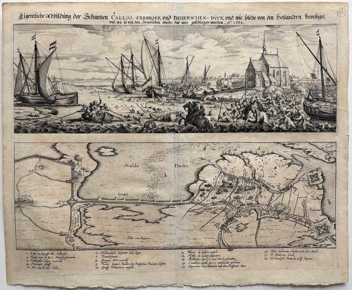 België - Antwerpen; M. Merian - Eigentliche Abbildung der, Boeken, Atlassen en Landkaarten