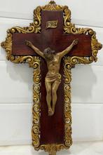 Olot - sculptuur, Cristo crucificado de la expiración - 54, Antiek en Kunst