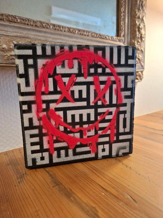 BR1CK - Pink Smiley, Antiek en Kunst, Kunst | Designobjecten