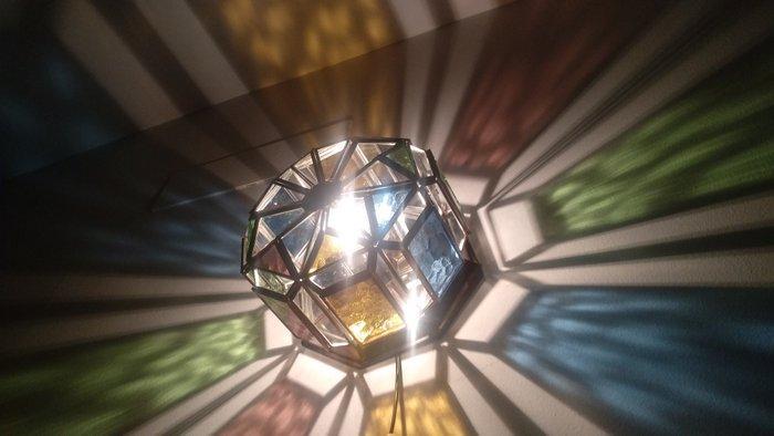 Lamp - Metaal, Glas, Antiek en Kunst, Curiosa en Brocante