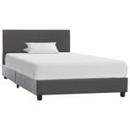 vidaXL Bedframe kunstleer grijs 90x200 cm, Verzenden, Nieuw
