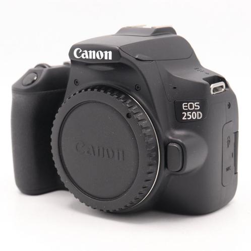 Canon EOS 250D body zwart occasion, Audio, Tv en Foto, Fotocamera's Digitaal, Zo goed als nieuw, Canon, Verzenden
