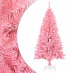 vidaXL Kunstkerstboom met standaard 120 cm PVC roze, Diversen, Verzenden, Nieuw