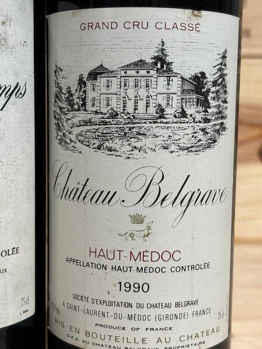 1990 Château Clos du Marquis Château Belgrave, Château, Verzamelen, Wijnen