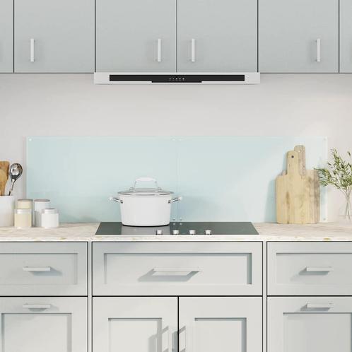 vidaXL Spatschermen keuken 2 st 70x60 cm gehard glas wit, Antiek en Kunst, Antiek | Keukengerei, Verzenden