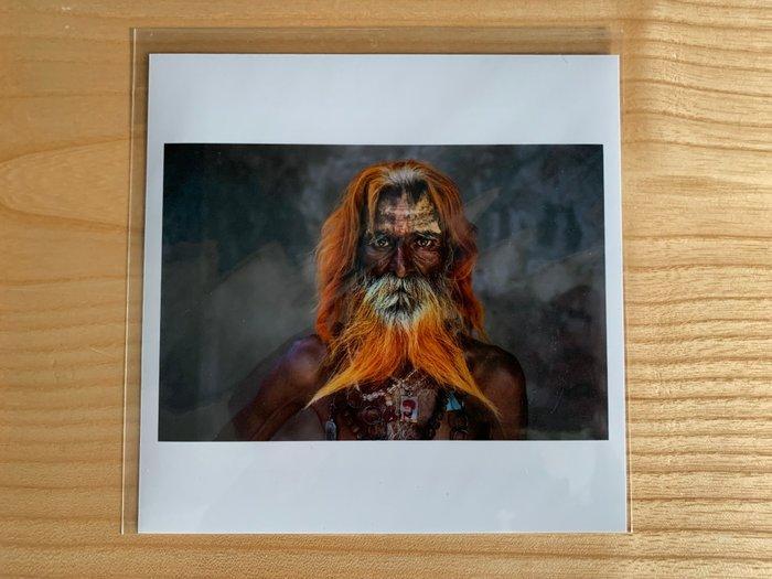 Steve McCurry (1950–) - Rabari tribal elder. Rajasthan,, Antiquités & Art, Art | Objets design