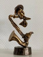 Yves Lohe (1947) - sculptuur, Le saxophoniste - 22.5 cm -, Antiek en Kunst