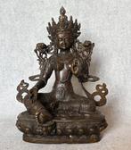 Groene Tara 28 cm (Zonder Minimumprijs) - Brons - Nepal -