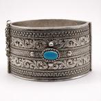 Turquoise - Zilver - Armband