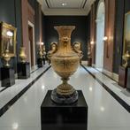 Vase - Anfora - Régule, Marbre, Antiek en Kunst