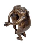 Beeldje - Dansende kikkers - Brons