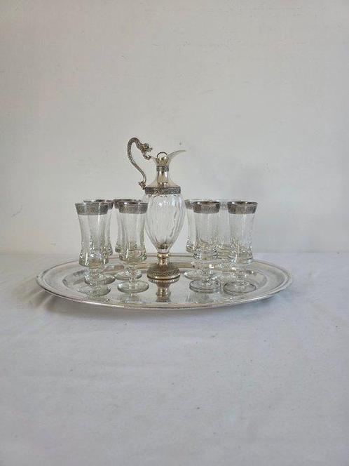 Murano - Service à liqueur (10) - motif Medici - Verre de, Antiek en Kunst, Antiek | Keukengerei